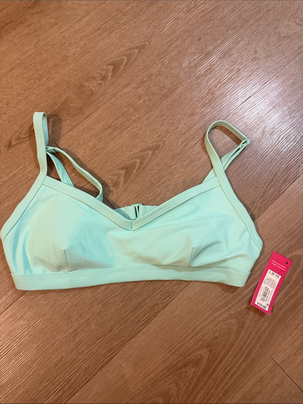Target Mint Green Wireless Bikini Top - Women Swim